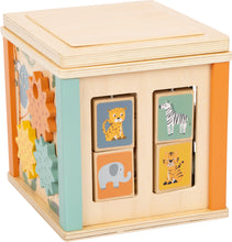 Afbeelding in Gallery-weergave laden, Small Foot Activiteitenkubus "safari"