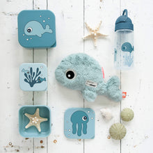 Afbeelding in Gallery-weergave laden, Done by Deer Broodtrommel set van 3 - Sea friends blauw
