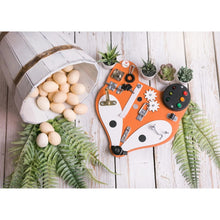 Afbeelding in Gallery-weergave laden, Foxy Family Activiteitenbord Houten Vossenhoofd Rood