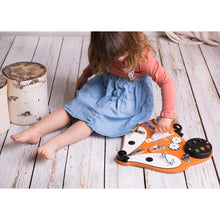 Afbeelding in Gallery-weergave laden, Foxy Family Activiteitenbord Houten Vossenhoofd Rood