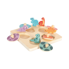 Afbeelding in Gallery-weergave laden, Small Foot Houten Memory Puzzel ¨Dino¨