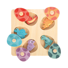 Afbeelding in Gallery-weergave laden, Small Foot Houten Memory Puzzel ¨Dino¨