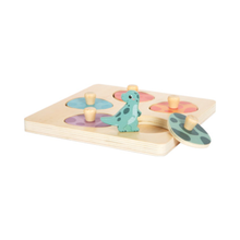 Afbeelding in Gallery-weergave laden, Small Foot Houten Memory Puzzel ¨Dino¨