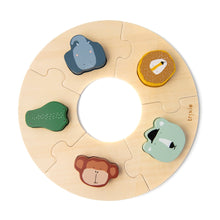 Afbeelding in Gallery-weergave laden, Trixie Houten ronde puzzel