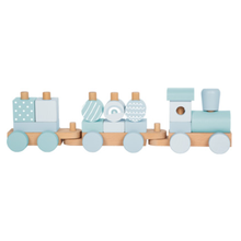 Afbeelding in Gallery-weergave laden, Small Foot Houten Trein Blauw