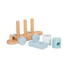 Afbeelding in Gallery-weergave laden, Small Foot Houten Trein Blauw