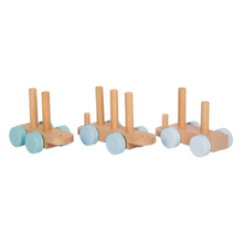 Afbeelding in Gallery-weergave laden, Small Foot Houten Trein Blauw