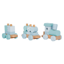 Afbeelding in Gallery-weergave laden, Small Foot Houten Trein Blauw