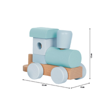 Afbeelding in Gallery-weergave laden, Small Foot Houten Trein Blauw