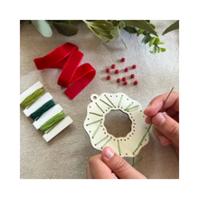 Afbeelding in Gallery-weergave laden, Cotton Twist Maak je eigen geweven kerstkrans