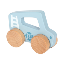 Afbeelding in Gallery-weergave laden, Small Foot Duw Speelgoed Auto Blauw