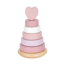 Afbeelding in Gallery-weergave laden, Small Foot Houten Stapeltoren Roze