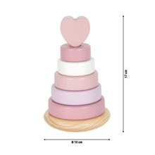 Afbeelding in Gallery-weergave laden, Small Foot Houten Stapeltoren Roze