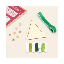 Afbeelding in Gallery-weergave laden, Cotton Twist Gestikte kerstboom decoratieset