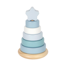 Afbeelding in Gallery-weergave laden, Small Foot Houten Stapeltoren Blauw