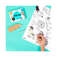 Afbeelding in Gallery-weergave laden, OMY Mini kleurposter voor onderweg - Dieren