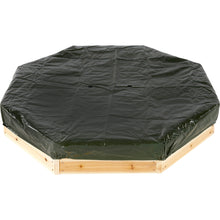 Afbeelding in Gallery-weergave laden, Plum houten achthoekige zandbak met zitje