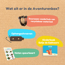 Afbeelding in Gallery-weergave laden, Wat zit er in de Avonturenbox Eefje de Eekhoorn