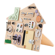 Afbeelding in Gallery-weergave laden, Foxy Family Activiteitenbord Huis Pastel