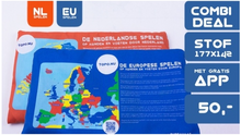 Afbeelding in Gallery-weergave laden, GeoRockers Combi Speelkleden NL & EU voor Thuis (Voormalig Topo.nu)