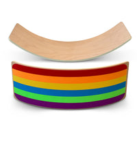 Afbeelding in Gallery-weergave laden, Jindl balance board met vilt - Regenboog