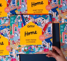 Afbeelding in Gallery-weergave laden, OMY Grote zoekposter Huis