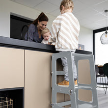 Afbeelding in Gallery-weergave laden, Jindl Leertoren 2-in-1 Grijs