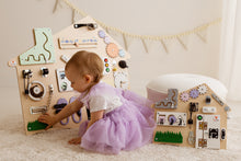 Afbeelding in Gallery-weergave laden, Foxy Family Activiteitenbord Huis Mini - Lila