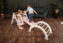 Afbeelding in Gallery-weergave laden, Wood & Hearts Speeltoestel naturel en wit