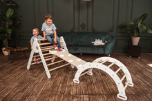 Afbeelding in Gallery-weergave laden, Wood & Hearts Speeltoestel naturel en wit