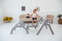 Afbeelding in Gallery-weergave laden, Wood & Hearts Speeltoestel grijs en wit