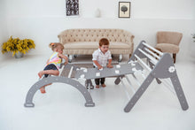 Afbeelding in Gallery-weergave laden, Wood & Hearts Speeltoestel grijs en wit