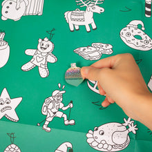 Afbeelding in Gallery-weergave laden, OMY Grote kerstboom poster met stickers