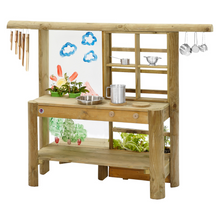 Afbeelding in Gallery-weergave laden, Plum Discovery houten buiten speelkeuken