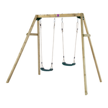 Afbeelding in Gallery-weergave laden, Plum houten schommel set - dubbel