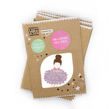Afbeelding in Gallery-weergave laden, Cotton Twist Maak je eigen pin-pop: Ballerina