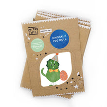 Afbeelding in Gallery-weergave laden, Cotton Twist Maak je eigen pin-pop: Dino