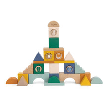 Afbeelding in Gallery-weergave laden, Trixie Houten stapelblokken stad 31stuks