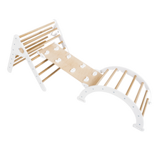 Afbeelding in Gallery-weergave laden, Wood & Hearts Speeltoestel naturel en wit
