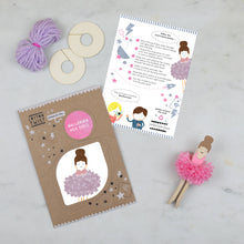 Afbeelding in Gallery-weergave laden, Cotton Twist Maak je eigen pin-pop: Ballerina