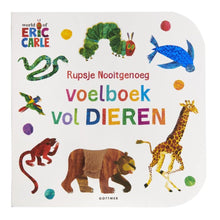 Afbeelding in Gallery-weergave laden, Rupsje Nooitgenoeg Voelboek vol dieren (0-2 jaar oud)