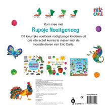 Afbeelding in Gallery-weergave laden, Rupsje Nooitgenoeg Voelboek vol dieren (0-2 jaar oud)