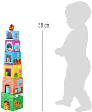 Afbeelding in Gallery-weergave laden, Small Foot stapelblokken huisdieren afmeting