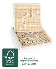 Afbeelding in Gallery-weergave laden, Small Foot Letterbord met letterdobbelstenen inclusief FSC keurmerk