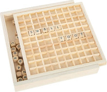 Afbeelding in Gallery-weergave laden, Small Foot Letterbord met letterdobbelstenen- dichtbij met voorbeeld