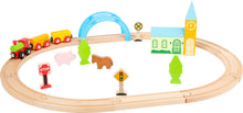 Afbeelding in Gallery-weergave laden, Small Foot Houten Treinset Stad en Land