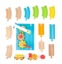 Afbeelding in Gallery-weergave laden, Small Foot houten vrachttrein set onderdelen
