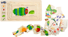Afbeelding in Gallery-weergave laden, Small Foot Rupsje nooitgenoeg houten lagenpuzzel