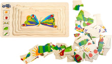 Afbeelding in Gallery-weergave laden, Small Foot Rupsje nooitgenoeg houten lagenpuzzel