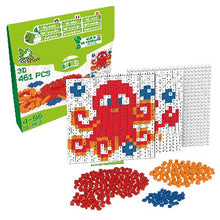 Afbeelding in Gallery-weergave laden, BiOBUDDi Pixel and Create Inktvis en Krab pakket - duurzame bouwstenen
